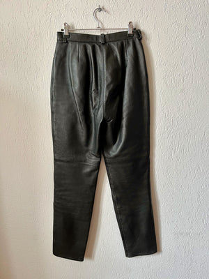 Pantalon cuir 80s T.36-38♀