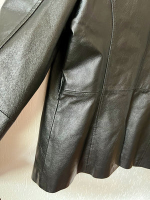 Veste cuir 80s T.38♀/S♂